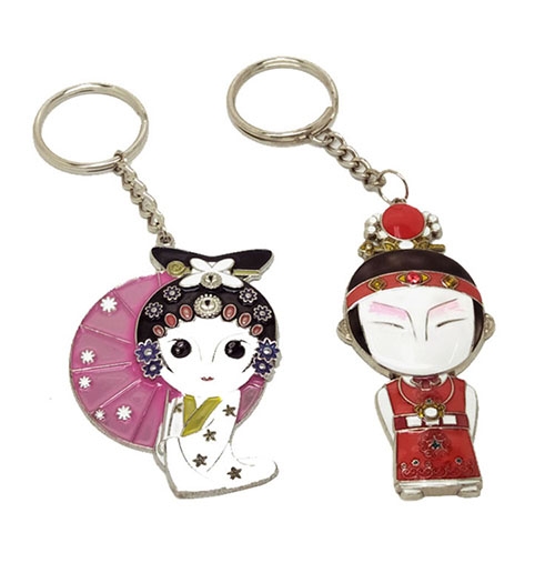 鑰匙扣金屬徽（huī）章定製