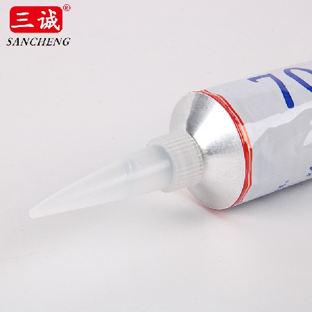 706矽橡膠半（bàn）透明防水膠矽膠套管堵頭膠 電子元件膠快幹粘接密封膠