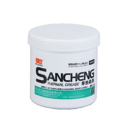 大功率LED燈板散熱導熱矽脂 1.2W係（xì）數白（bái）色導熱矽脂電子（zǐ）芯片散熱膏