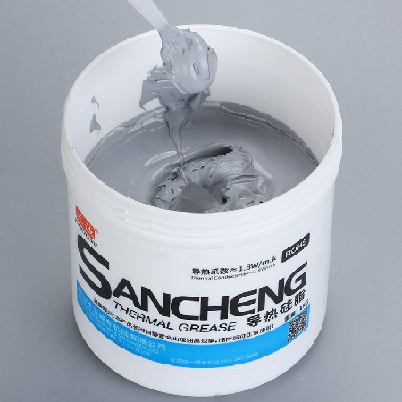 1.8係數導熱矽脂 不固化高導熱灰色導熱膏 CPU LED散熱矽脂
