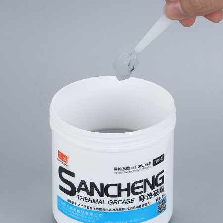 導熱矽脂 灰色散熱（rè）膏不固化導熱矽脂電子元件燈具導熱